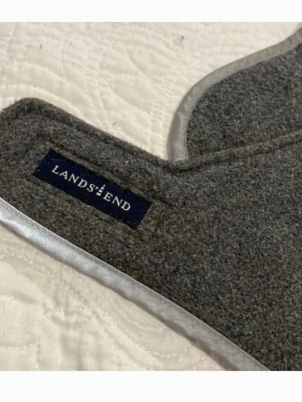 LANDS' END Red Doggie Coat Small Fleece Lined Gorpcore Preppy Pet Cozy